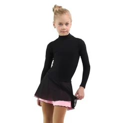 IceDress - Figure Skating Skirts - Harmony (Black With Light Pink ) -Online Skating Store efbd6b1b4c58 73687 19011 44904.1582510159