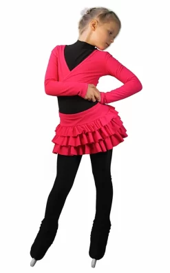 IceDress - Figure Skating Skirts - Lambada (Raspberry)