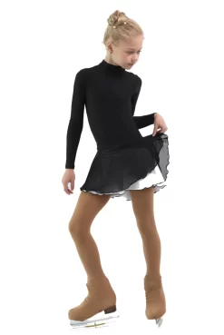 IceDress - Figure Skating Skirts - Harmony (Black With White ) -Online Skating Store f6dc4135a9e2 85705 21227 78075.1582510740