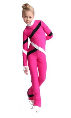 IceDress Figure Skating Overalls - Thermal - Quad (Fuchsia, Black, White) -Online Skating Store fa52cb83e282 00325 47593 12543 34612.1582515028