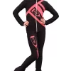 IceDress Figure Skating Outfit - Thermal - IceDress (Black With Coral)