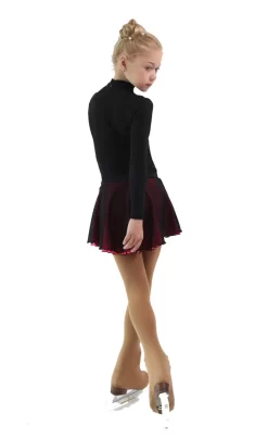 IceDress - Figure Skating Skirts - Harmony (Black With Hot Pink ) -Online Skating Store ff902445617d 77518 27305 89705.1582511856
