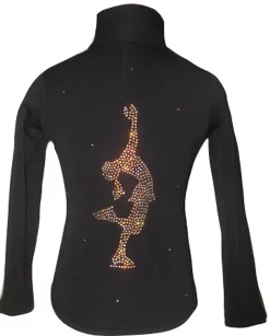 Ice Skating Jacket With "Layback" Applique