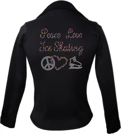 Kami-So Polartec Ice Skating Jacket - Peace Love Ice Skate-multi