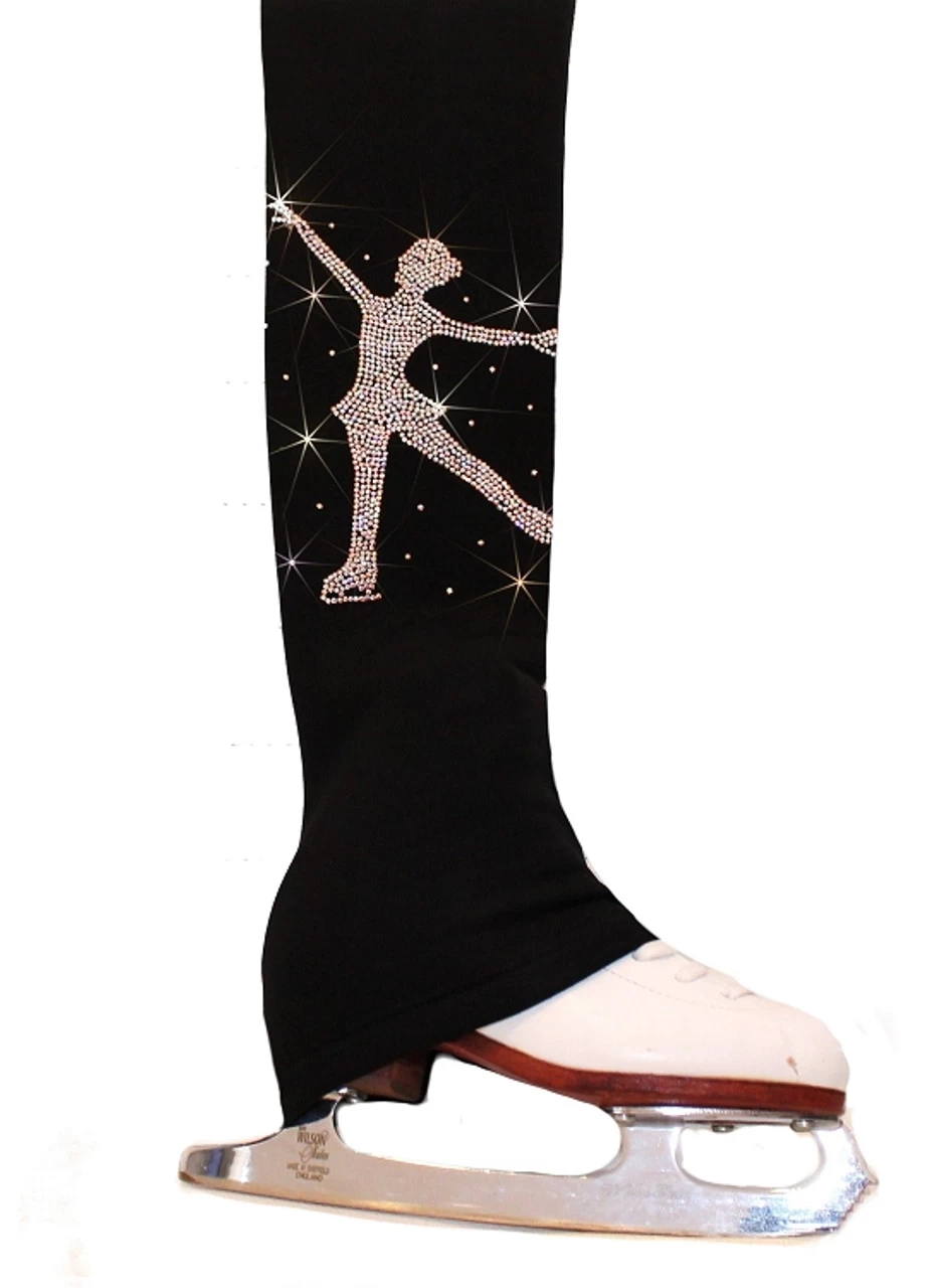 Polar Fleece Ice Skating Pants With "Skating Girl" Applique 2 Polar Fleece Ice Skating Pants With "Skating Girl" Applique - Image 2