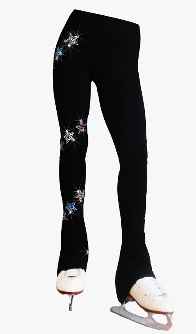 Ice Skating Pants With "USA Spiral Stars " Rhinestones Design (15% OFF, Size AXS) 1 Ice Skating Pants With "USA Spiral Stars " Rhinestones Design (15% OFF, Size AXS)
